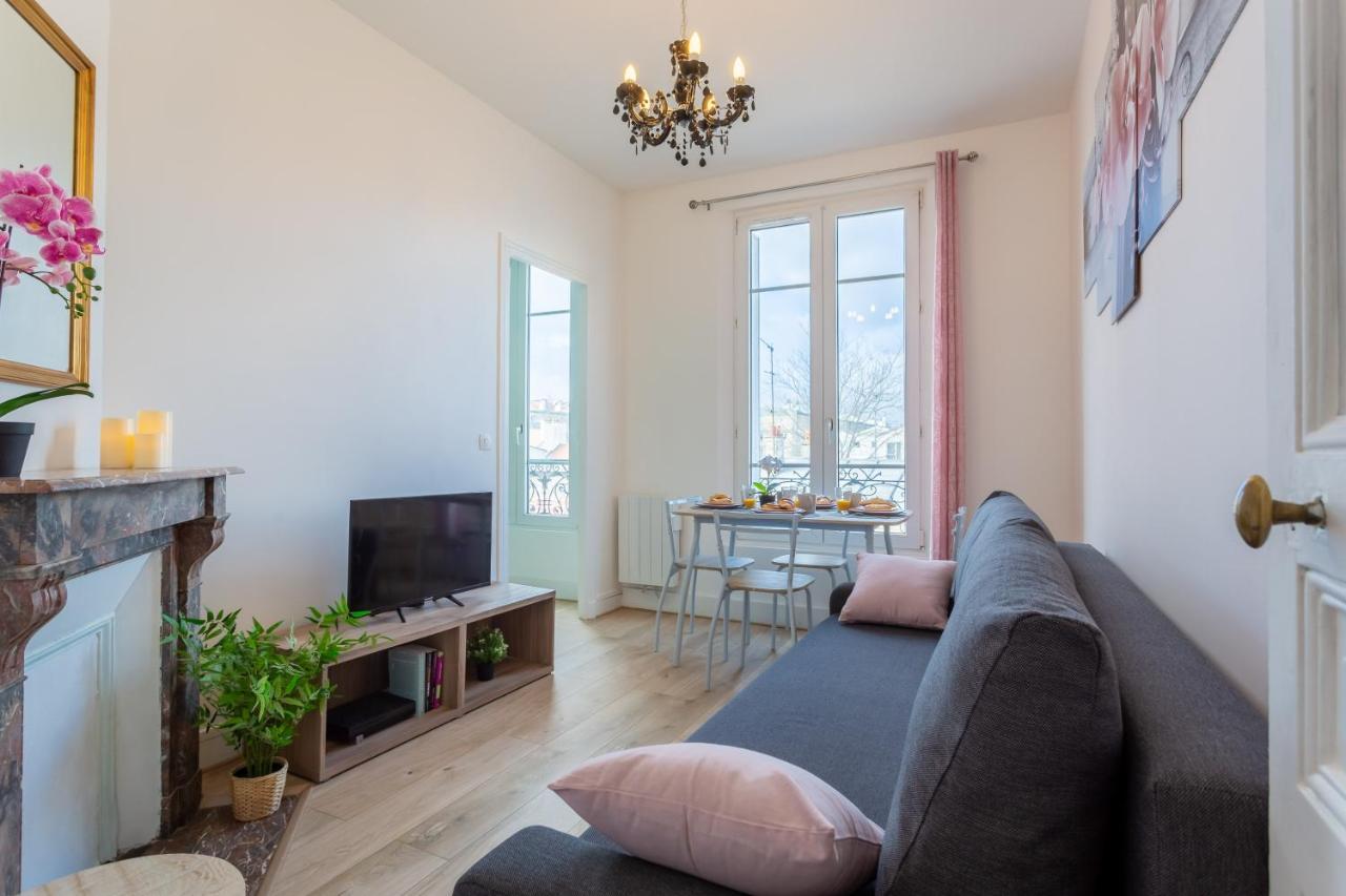 Le Charme Haussmannien-10 Min Paris Apartment Argenteuil Bagian luar foto