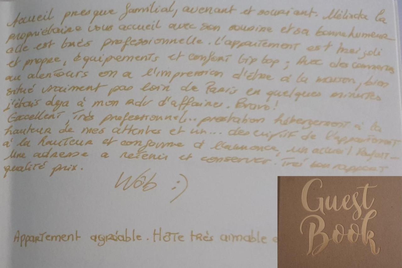 Le Charme Haussmannien-10 Min Paris Apartment Argenteuil Bagian luar foto